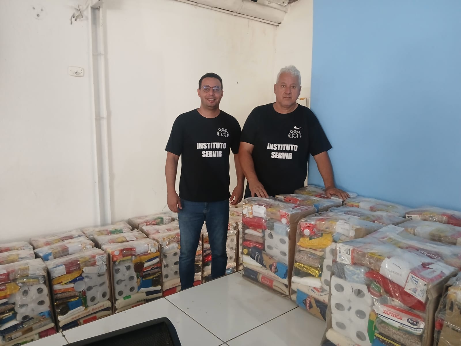 cestas basicas, Ação social do Instituto Servir Bethel em Sobradinho II
